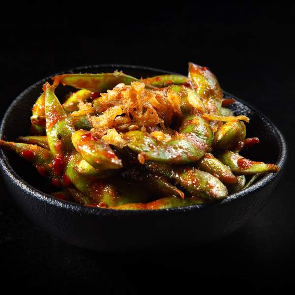 EDAMAME GARLIC-CHILLY